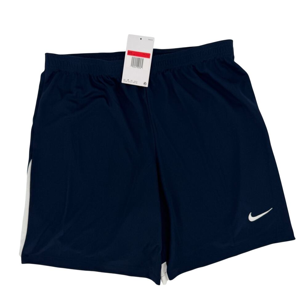 Nike Dri-FIT US Classic II Soccer Short Men's Large Blue Slim Fit DH8127-419 NWT
